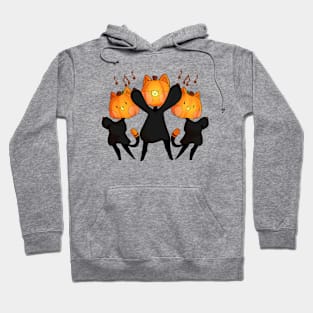 Pumpkin Cats Dance Hoodie